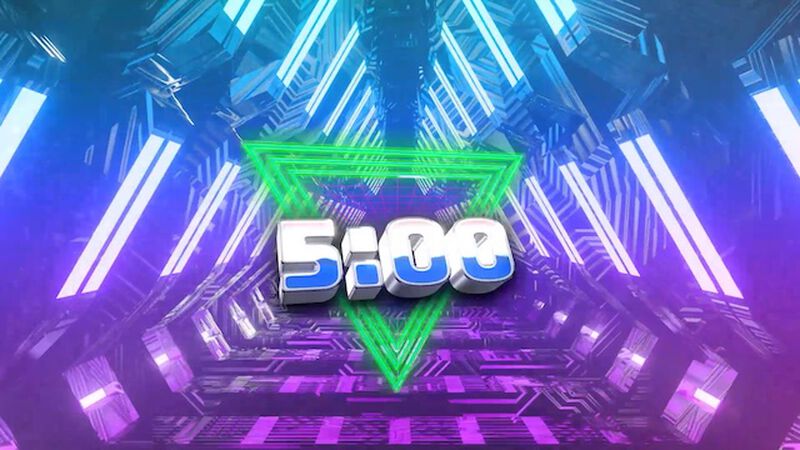 Neon Leaf 5 Min Countdown